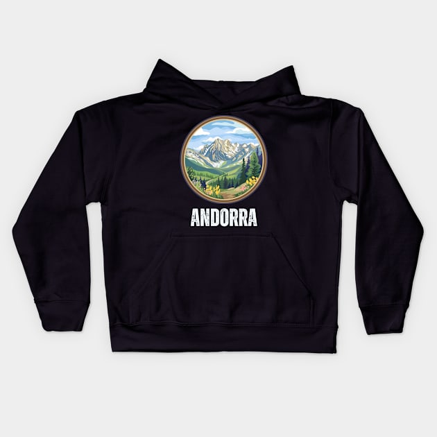 Andorra Kids Hoodie by Mary_Momerwids